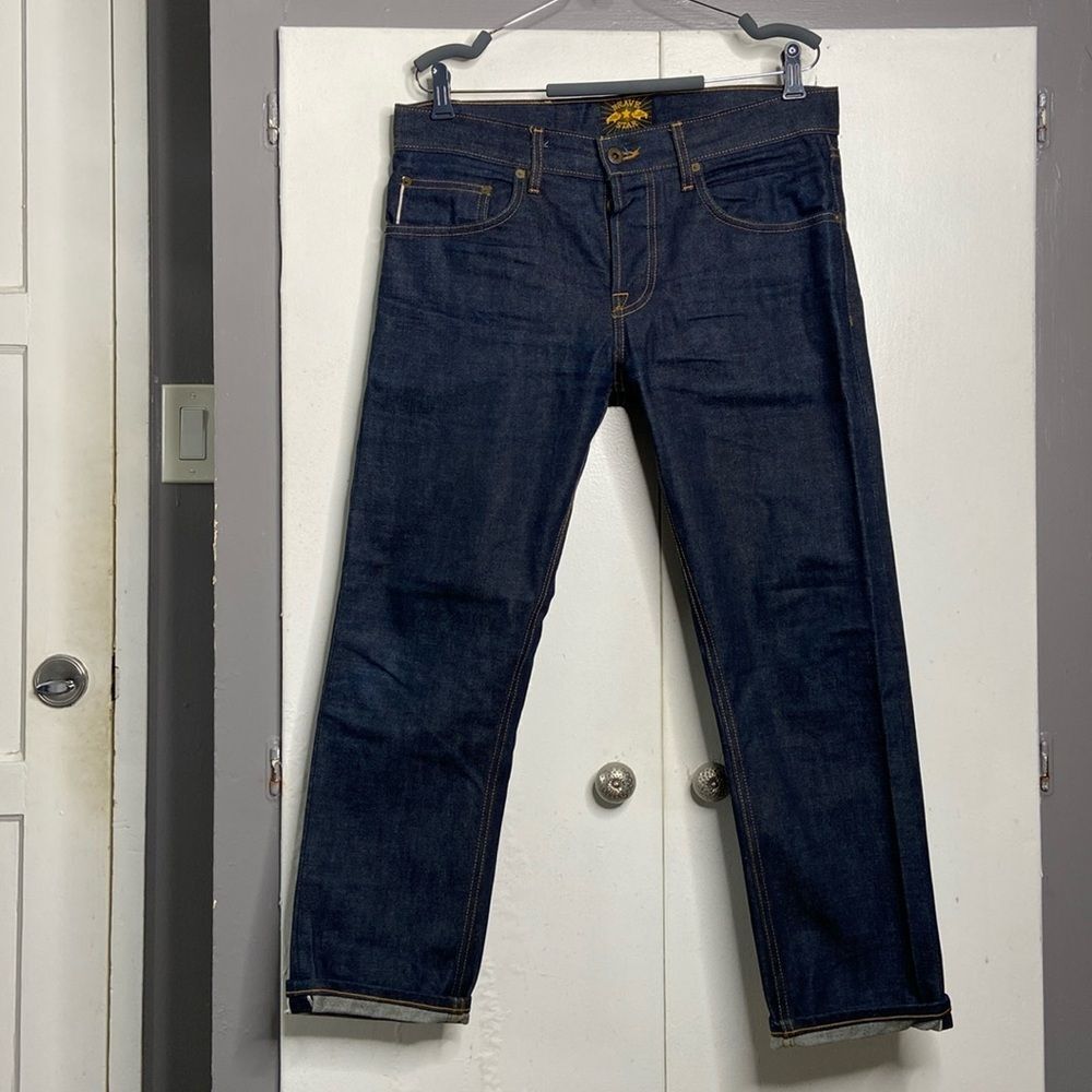 Men's Skinny Dark Blue Denim Jeans